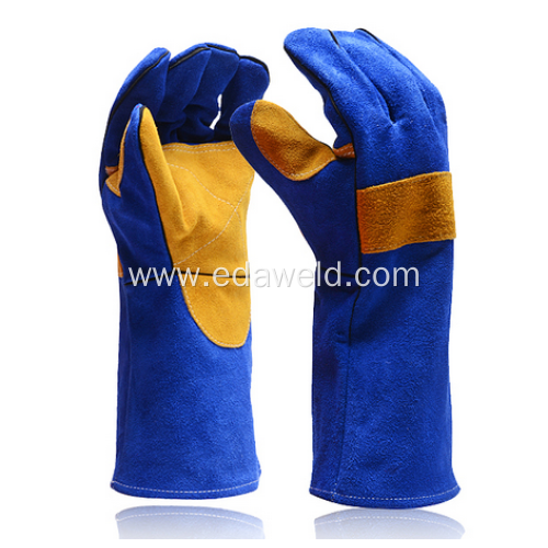 Cowhide Safety Leather Welding Protection Gloves